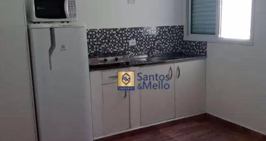 Kitnet com 1 dormitório para alugar, 30 m² por r$ 1.505,00/mês - bangu - santo andré/sp