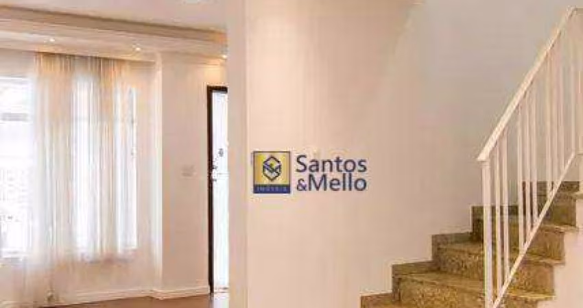 Casa com 3 dormitórios para alugar, 160 m² por R$ 3.942,00/mês - Campestre - Santo André/SP