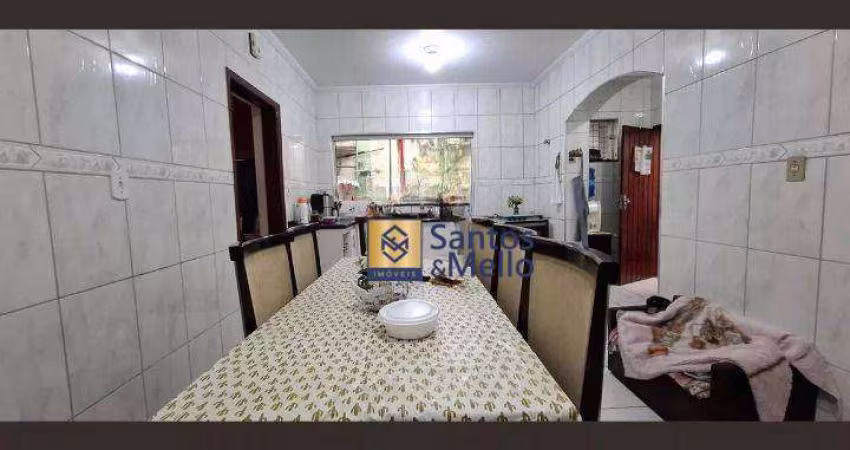 Casa com 3 dormitórios para alugar, 110 m² por R$ 3.200/mês - Vila Alzira - Santo André/SP