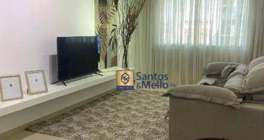 Sobrado com 3 dormitórios à venda, 138 m² por r$ 729.000,00 - vila pires - santo andré/sp