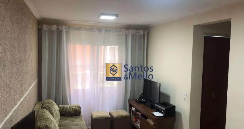 Apartamento com 2 dormitórios para alugar, 50 m² por r$ 1.700,00/mês - cidade são jorge - santo andré/sp