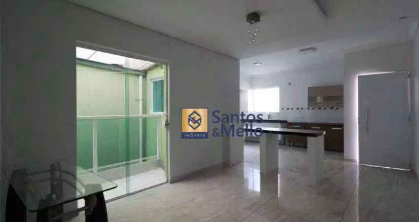 Casa com 2 dormitórios para alugar, 70 m² por r$ 2.840,00/mês - campestre - santo andré/sp