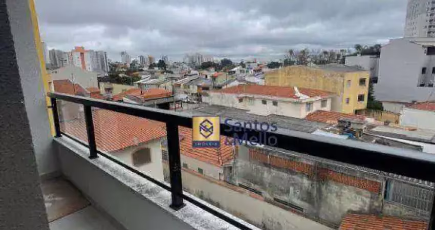Cobertura com 2 dormitórios para alugar, 92 m² por r$ 2.800,00/mês - vila são pedro - santo andré/sp