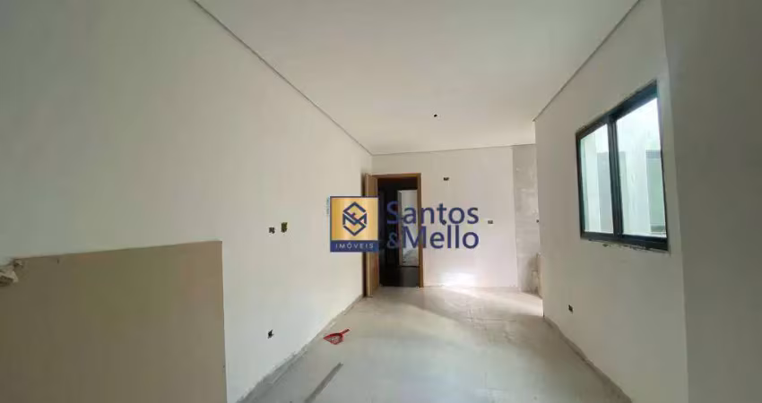 Apartamento com 2 dormitórios à venda, 50 m² por r$ 375.000,00 - jardim santo alberto - santo andré/sp