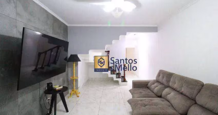 Sobrado com 3 dormitórios, 163 m² - venda por r$ 750.000 ou aluguel por r$ 4.600/mês - parque oratório - santo andré/sp