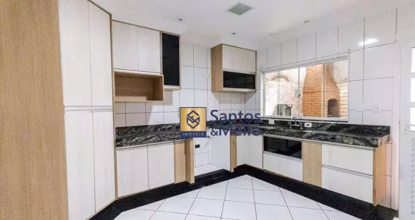 Casa com 2 dormitórios para alugar, 50 m² por r$ 2.466,00/mês - vila curuçá - santo andré/sp