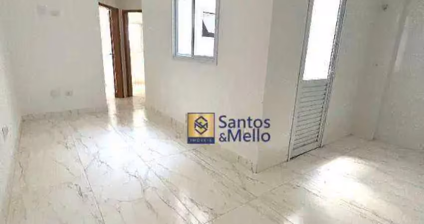 Apartamento com 2 dormitórios à venda, 44 m² por r$ 280.000,00 - vila príncipe de gales - santo andré/sp
