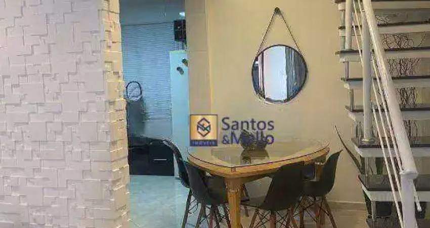 Sobrado com 3 dormitórios à venda, 123 m² por r$ 580.000 - jardim santo antônio - santo andré/sp