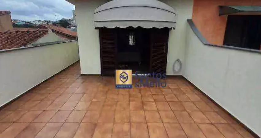 Casa com 3 dormitórios à venda, 216 m² por r$ 650.000 - parque novo oratório - santo andré/sp