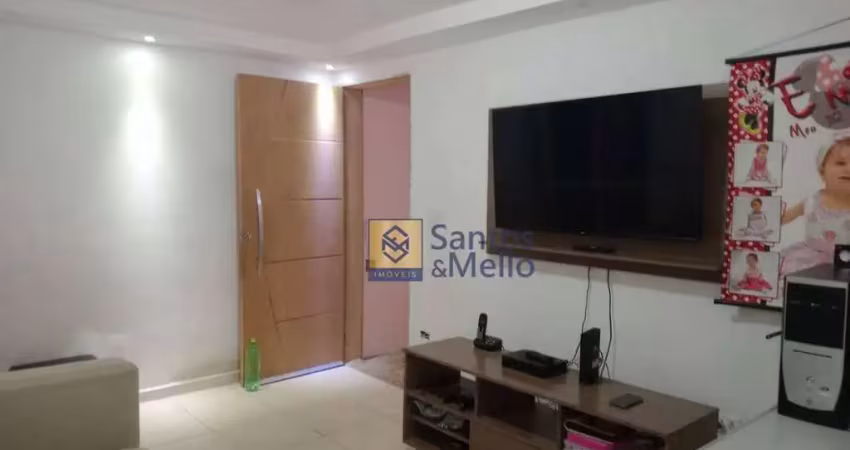 Casa com 2 dormitórios à venda, 80 m² por r$ 410.000,00 - cidade são jorge - santo andré/sp