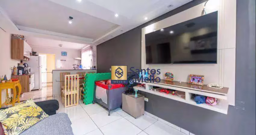 Casa com 2 dormitórios, 181 m² - venda por r$ 500.000 ou aluguel por r$ 2.541/mês - vila guarará - santo andré/sp