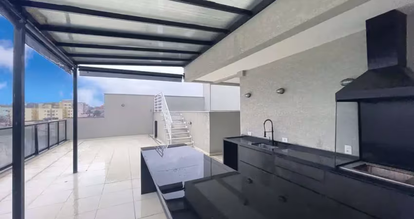 Cobertura duplex de 205m² , 3 quartos, 1 suíte, área gourmet, piscina privativa