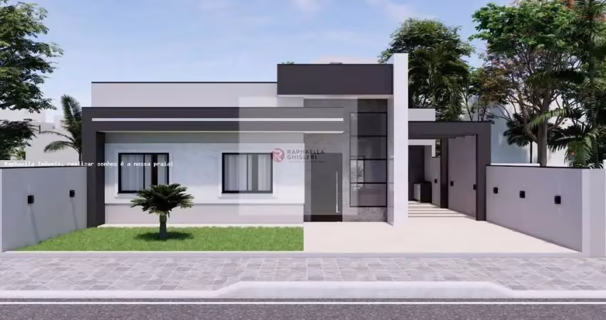 Casa para venda em pontal do paraná, ipanema, 3 dormitórios, 1 suíte, 1 banheiro, 2 vagas