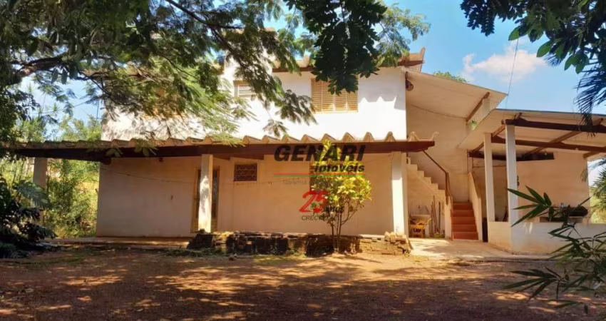 Chácara com 2 dormitórios à venda, 1343 m² por R$ 537.000,00 - Vale do Sol - Indaiatuba/SP