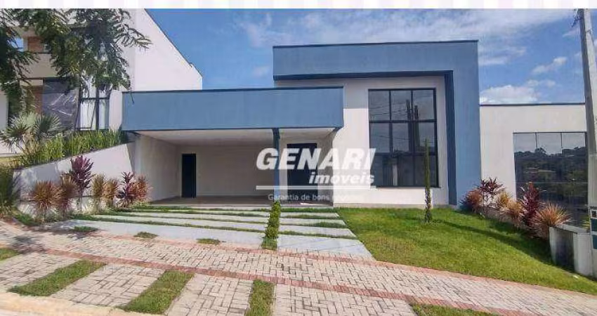 Casa com 3 quartos à venda, 191 m² por R$ 1.380.000 - Condomínio Jardim Laguna - Indaiatuba/SP