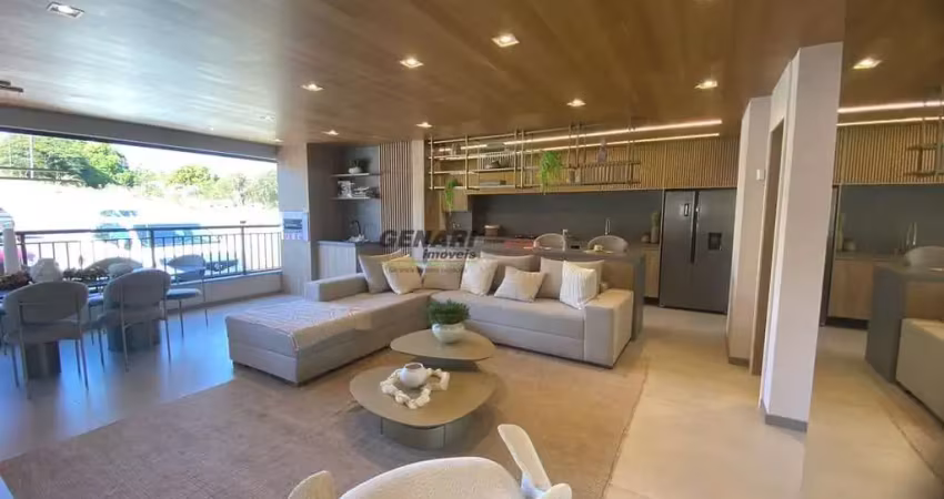 Apartamento com 3 dormitórios à venda, 117 m² por r$ 1.052.000,00 - botânica terra brasilis - indai