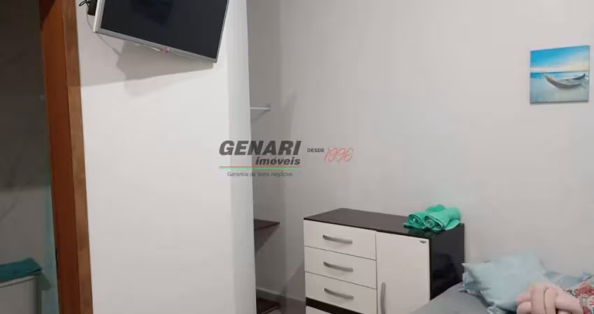 Kitnet mobiliada para locação, jardim hubert, indaiatuba, sp
