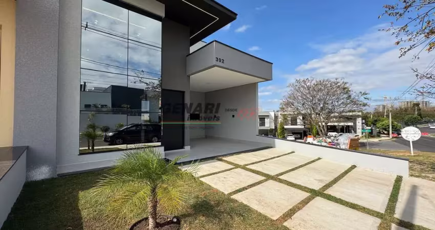 Casa à venda co 3 suítes no condomínio brescia residencial, indaiatuba, sp