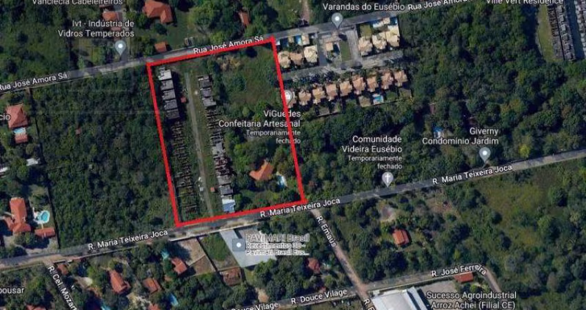 Terreno no Centro do Eusébio - Área mais valorizada - Ideal para investidores e construtoras