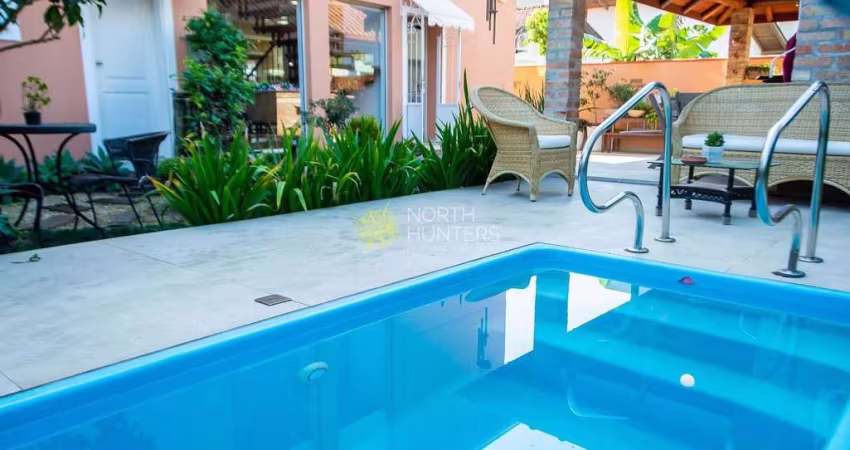 Casa com 4 dormitórios para aluguel de temporada, por R$ 2.000/dia - Jurerê Internacional - Florian