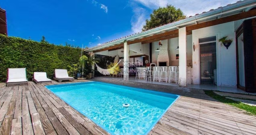 Casa excelente, locação de temporada em Jurerê Internacional, 600 mts do mar