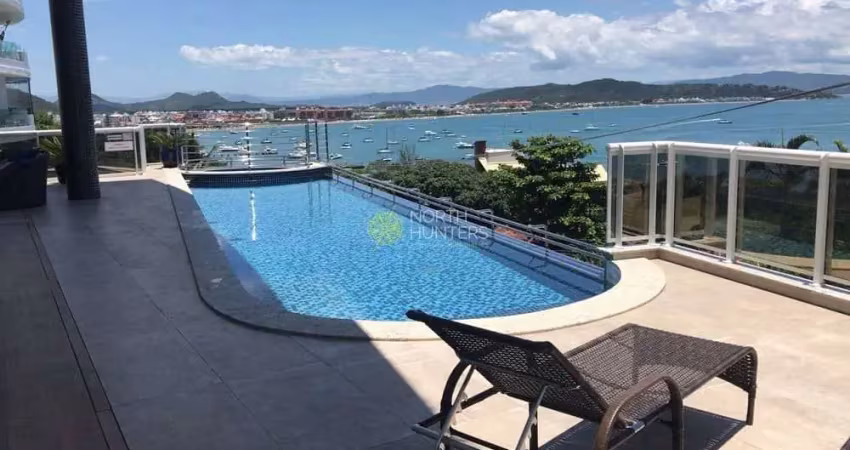 Apartamento para venda e locação, com linda vista mar de Jurere, Florianópolis - .