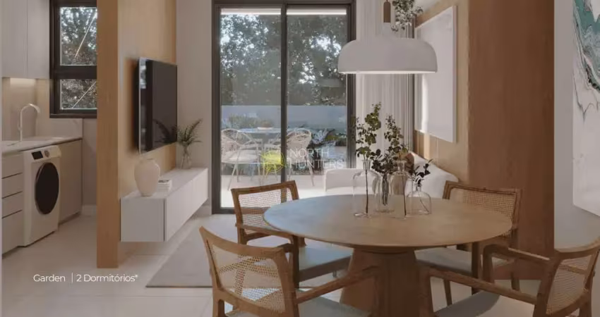 Apartamento garden à venda, cacupé, florianópolis, sc