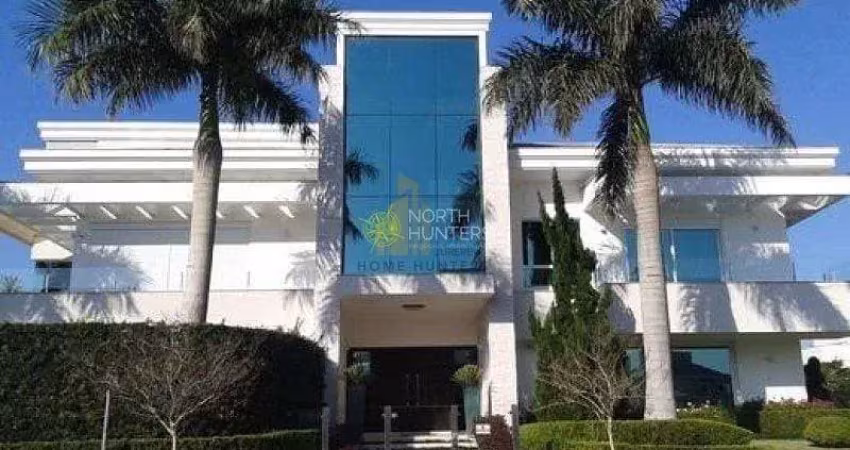 Linda mansão com 6 dormitórios para venda, 1000 m²  - jurerê internacional - florianópolis/sc