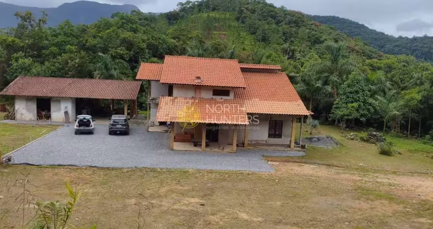 Chácara à venda, área rural, com casa e tanque de peixe de joinville, joinville, sc