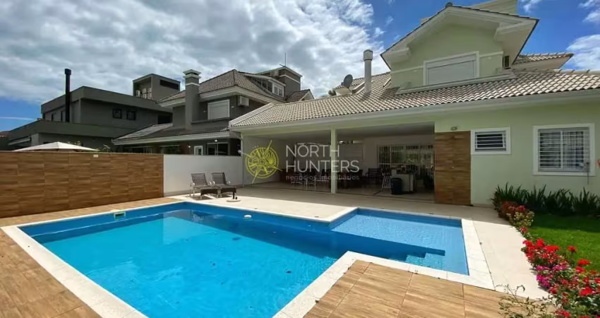 Casa com 4 dormitórios para temporada, 240 m² - jurerê internacional - florianópolis/sc