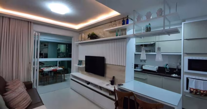 Apartamento 02 quartos mobiliado à venda no Residencial Atlântico na Praia de Palmas em Governador Celso Ramos - Santa Catarina