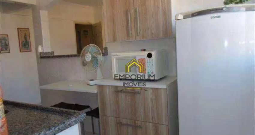Apartamento com 1 dormitório à venda, 55 m² por r$ 230.000,00 - tupi - praia grande/sp
