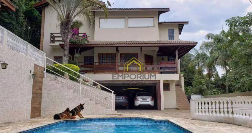 Sobrado com 5 dormitórios para alugar, 400 m² por r$ 8.791,33/mês - sausalito - mairiporã/sp