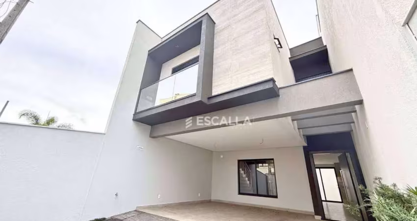 Sobrado de alto padrão à venda no bairro américa – joinville | 3 suítes, área gourmet e 150m² privativos
