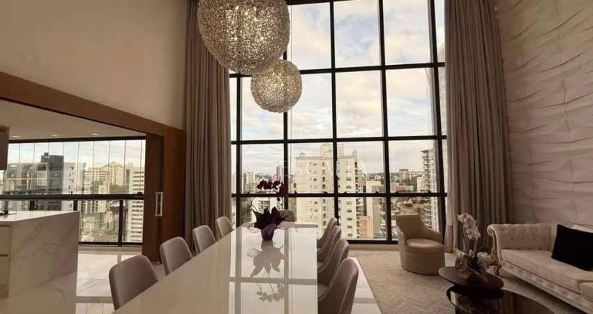 Edifício otto sky view | apartamento mobiliado de alto padrão com 278m² no bairro américa – joinville/sc