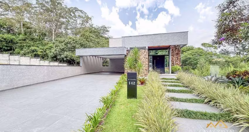 Casa à venda, 330 m² por r$ 2.800.000,00 - condomínio reserva santa maria - jandira/sp