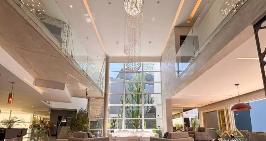 Casa com 5 dormitórios à venda, 662 m² por r$ 5.900.000,00 - condomínio reserva santa maria - jandira/sp