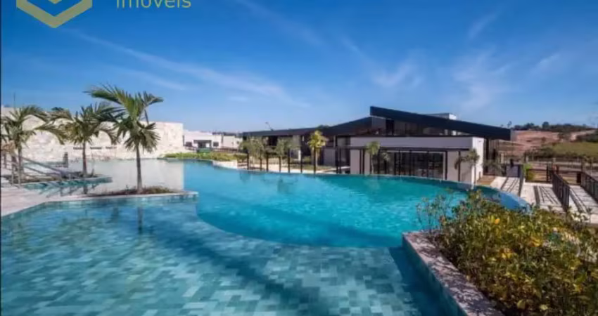 Terreno plano com 420 m² à venda no condomínio portal dos lagos - bairro corrupira - jundiaí/sp.