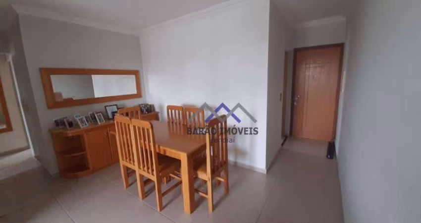 Apartamento com 3 dormitórios à venda, 70 m² por R$ 395.000,00 - Anhangabaú - Jundiaí/SP