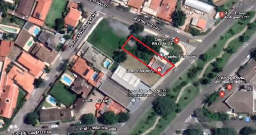 Terreno à venda, 610 m² por R$ 2.500.000,00 - Jardim das Samambaias - Jundiaí/SP