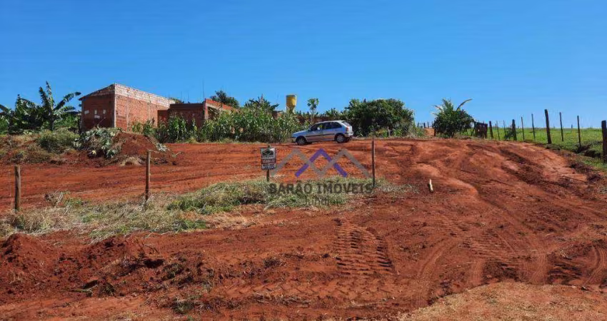 Terreno à venda, 1000 m² em Macatuba/SP - Preço de oportunidade