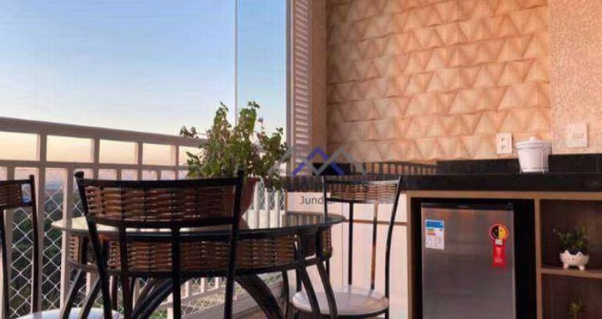 Apartamento com 2 dormitórios à venda, 67 m² por R$ 701.500,00 - Medeiros - Jundiaí/SP