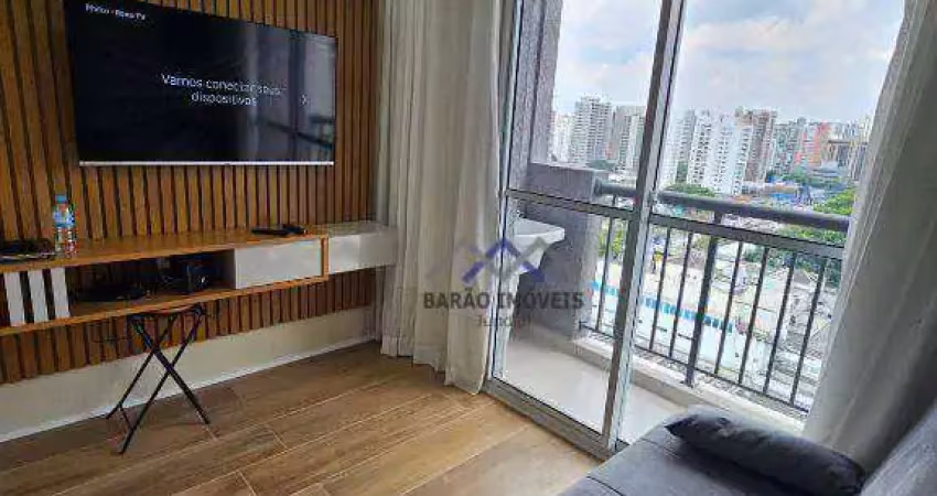 Apartamento com 1 dormitório à venda, 27 m² por r$ 530.000,00 - moema - são paulo/sp