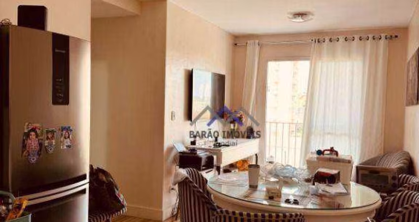 Apartamento com 3 dormitórios à venda, 70 m² por R$ 522.000,00 - Jardim Tamoio - Jundiaí/SP