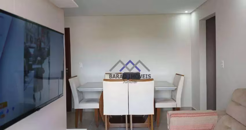 Apartamento com 2 dormitórios à venda, 60 m² por R$ 555.000,00 - Recanto Quarto Centenário - Jundiaí/SP