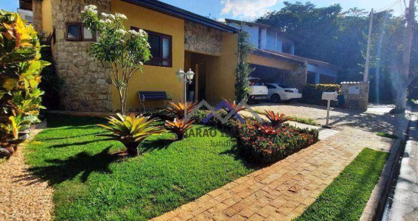 EXCELENTE CASA COM 308 M² ÁREA CONSTRUÍDA NO CONDOMÍNIO PORTAL DO PARAÍSO II NO BAIRRO PARQUE DA REPRESA NA CIDADE DE JUNDIAÍ/SP