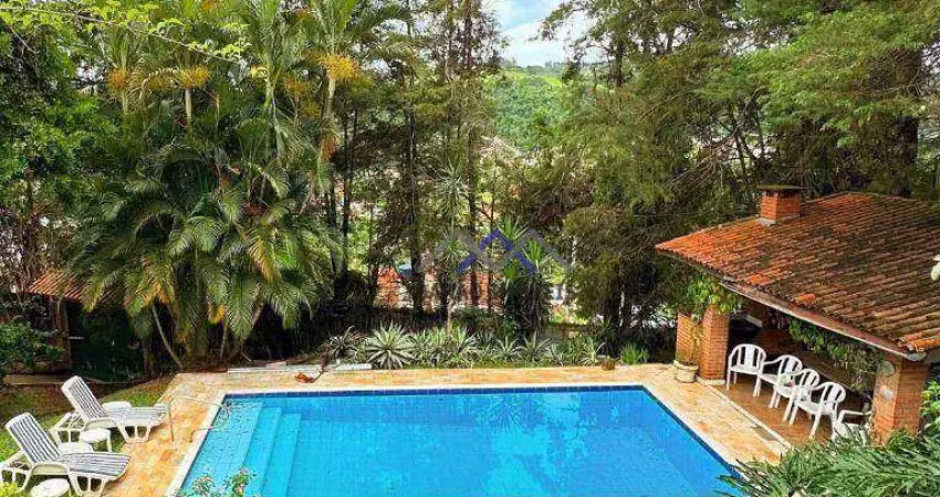 Chácara à venda em condomínio em Itatiba, com pomar, piscina, 6 quartos, 6 vagas.