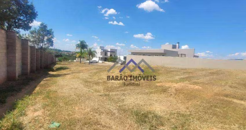 Terreno com 839m² à venda no condomínio Terras da Alvorada - Jundiaí/SP.