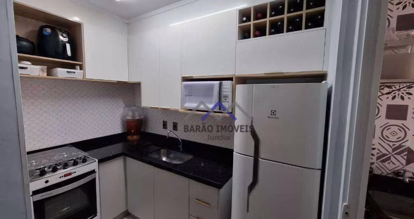 Apartamento com 2 dormitórios à venda, 55 m² por R$ 375.000 - Parque Cidade Jardim II - Jundiaí/SP.