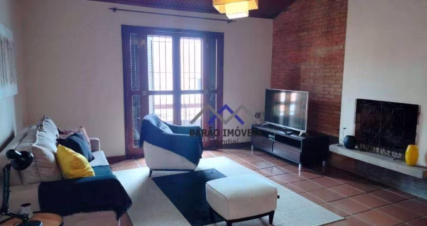 Casa com 3 dormitórios, 223 m² - venda por R$ 1.150.000,00 ou aluguel por R$ 5.266,00/mês - Anhangabaú - Jundiaí/SP